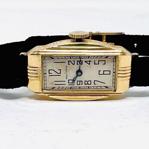 Waltham Vintage Solid 14k Gold Hand-Wound Women's Watch - Picture 1 of 6